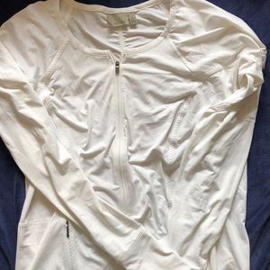 White Athleta rashguard